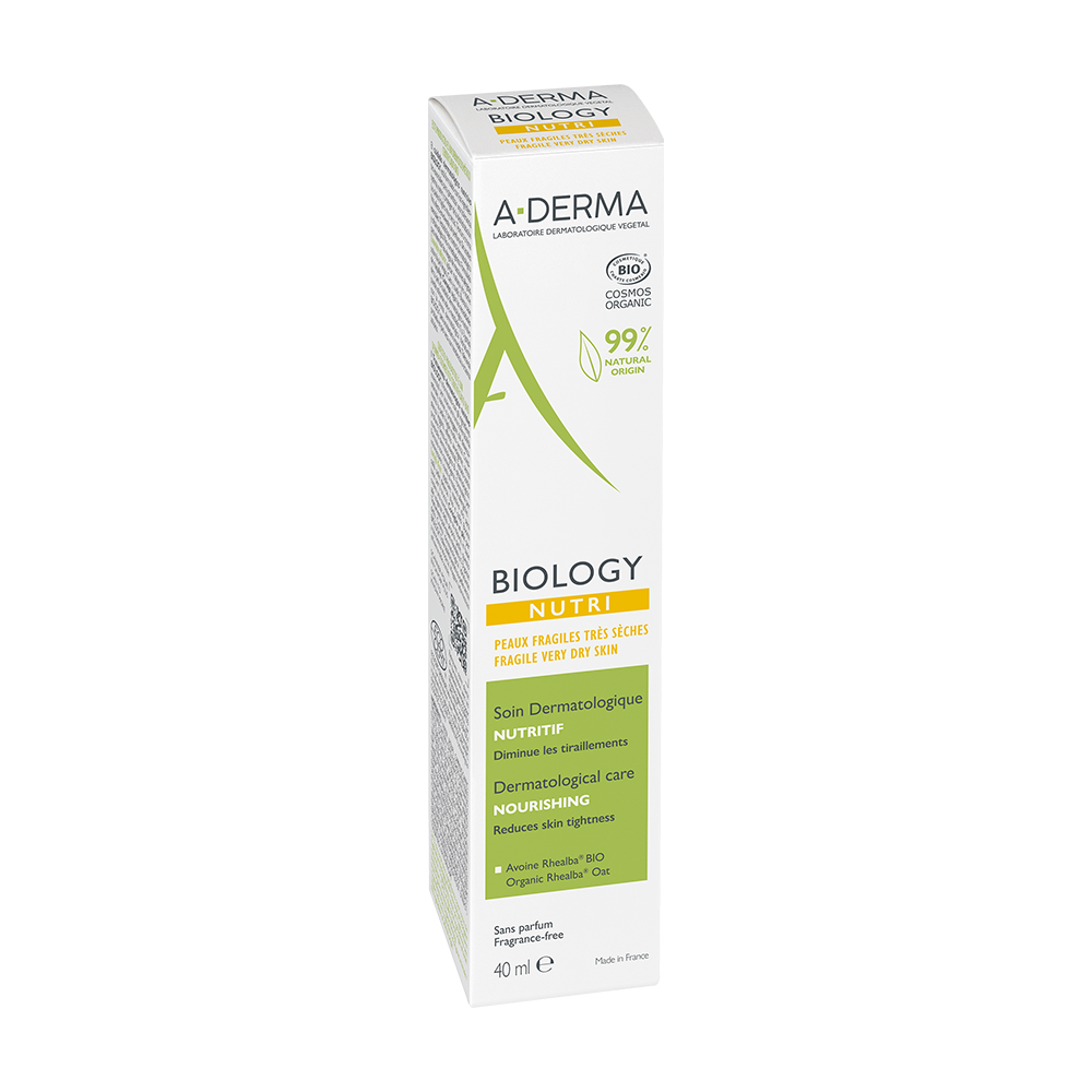 A-Derma Biology NUTRI 40ml (Δερματολογική Φροντίδα Εντατικής Θρέψης για το Ξηρό Δέρμα) Ref:24060P