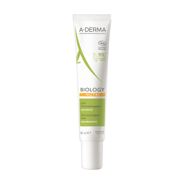 A-Derma Biology NUTRI 40ml (Δερματολογική Φροντίδα Εντατικής Θρέψης για το Ξηρό Δέρμα) Ref:24060P