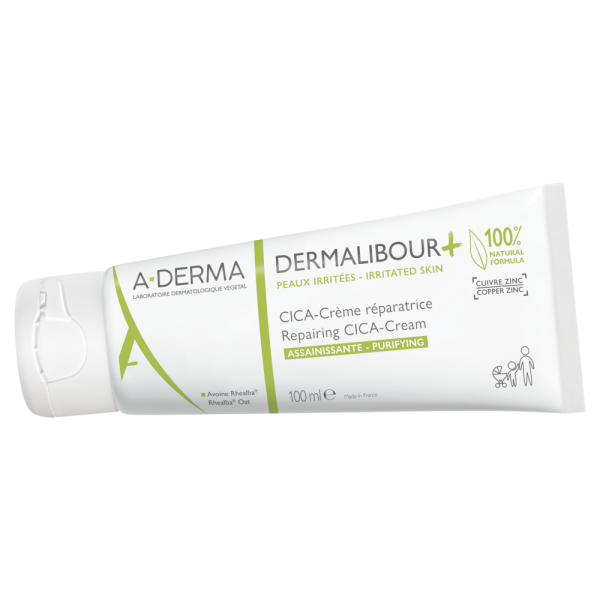 A-Derma Dermalibour+ Cica-Cream 100ml (Εξυγιαντική & Επανορθωτική Κρέμα για Φροντίδα Μικροτραυματισμών & Μικροερεθισμών) Ref:22834P