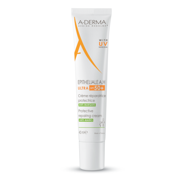 A-Derma Epitheliale A.H Ultra SPF50+ Protective Repairing Cream Anti-Marks 40ml (Προστατευτική Επανορθωτική Κρέμα Κατά των Σημαδιών με Αντηλιακή Προστασία) Ref:22805P