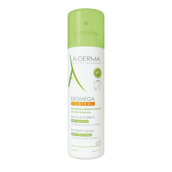 A-Derma Exomega Control Spray 200ml (Μαλακτικό Σπρέι - Ατοπικό Δέρμα) Ref:22725P