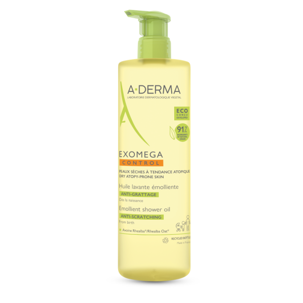 A-Derma Exomega Control Huile 750ml (Έλαιο Καθαρισμού για το Ατοπικό & Ξηρό Δέρμα) Ref:22722P