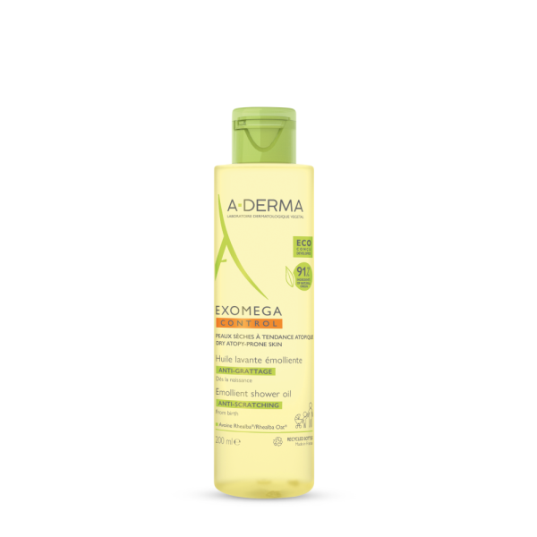 A-Derma Exomega Control Huile 200ml (Έλαιο Καθαρισμού για το Ατοπικό & Ξηρό Δέρμα) Ref:22719P