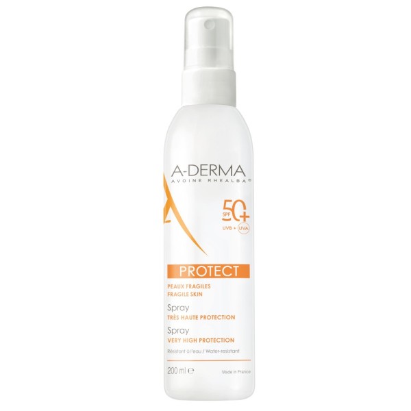 A-Derma Protect Spray SPF50+ 200ml (Αντηλιακό Σπρέι για Υψηλή Προστασία) Ref:22421P