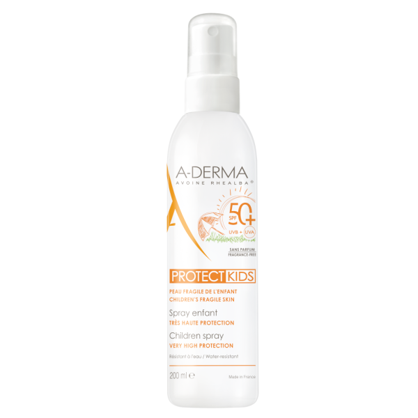 A-Derma Protect Kids SPF 50+ 200ml (Παιδικό Αντηλιακό Σπρέι) Ref:22430P