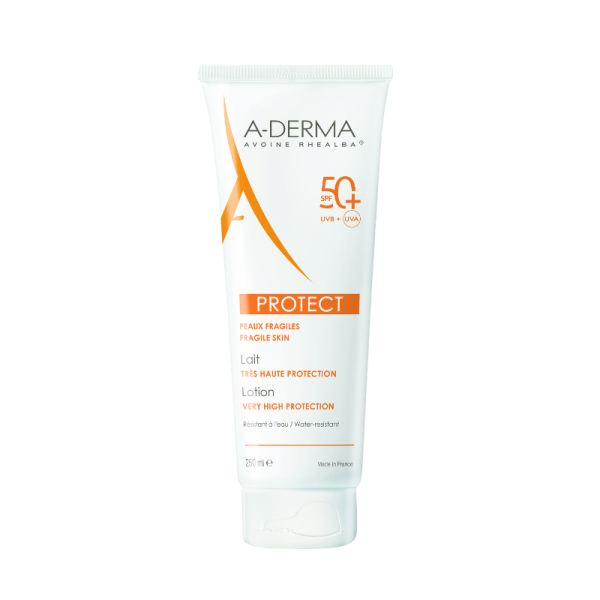 A-Derma Protect Lotion SPF50+ 250ml (Αντηλιακό Γαλάκτωμα για Υψηλή Προστασία) Ref:22470P