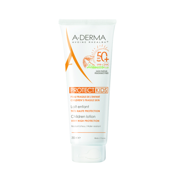 A-Derma Protect Kids Lotion SPF 50+ 250ml (Αντηλιακό Παιδικό Γαλάκτωμα) Ref:22480P
