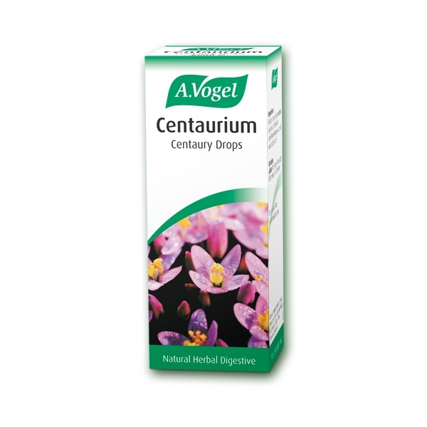 A.Vogel Centaurium Drops 50ml (Βάμμα φρέσκου Κενταύριου - Φυτικό πεπτικό βοήθημα για την ανακούφιση των συμπτωμάτων της γαστροοισοφαγικής παλλινδρόμησης)