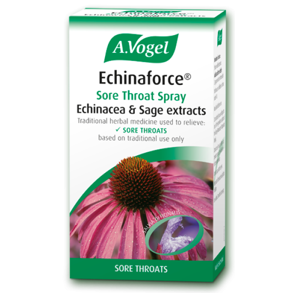 A.Vogel Echinaforce Sore Troat Spray 30ml (Spray για ερεθισμένο λαιμό με φρέσκια εχινάκεια και φασκόμηλο)