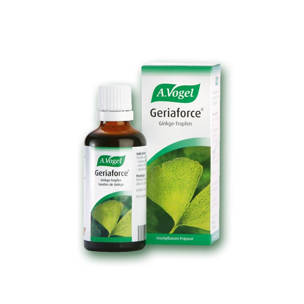 A.Vogel Geriaforce 50ml (Βάμμα από φρέσκο Ginkgo biloba - Φυτικό ενισχυτικό της μνήμης)