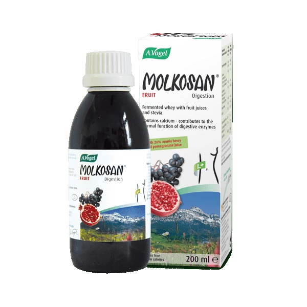 A.Vogel Molkosan Fruit 200ml (Βιολογικό πρεβιοτικό ρόφημα από ορό τυρογάλακτος)