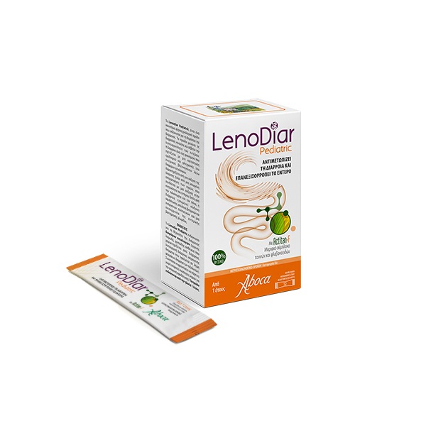 Aboca Lenodiar Pediatric 14sachets (Παιδικό Συμπλήρωμα Διατροφής Κατά Της Διάρροιας)