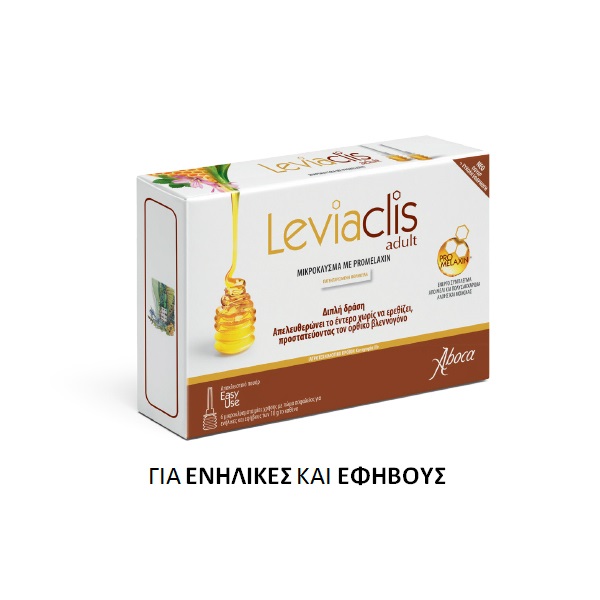 Aboca Leviaclis Adult 6X10g (Μικροκλύσμα Ενηλίκων με Promelaxin για την Καταπολέμηση της Δυσκοιλιότητας)