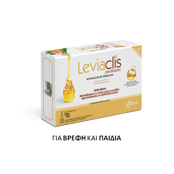 Aboca Leviaclis Pediatric 6X5g (Μικροκλύσμα με Promelaxin για Παιδιά)