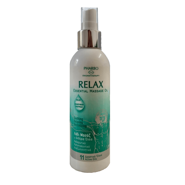 Ag Pharm Pharbo Relax Essential Massage Oil 200ml (Λάδι Μασάζ με Αιθέρια Έλαια)