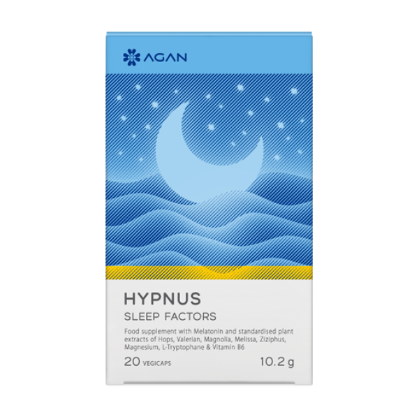 Agan Hypnus Sleep Factors 20Vegicaps (Συμπλήρωμα για Βελτίωση του Ύπνου)