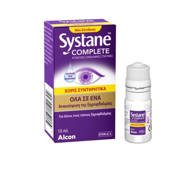 Alcon Systane Complete Without Preservatives 10ml