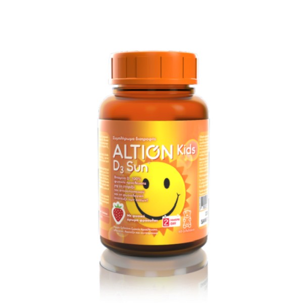 Altion Kids D3 Sun 200iu 60gummies