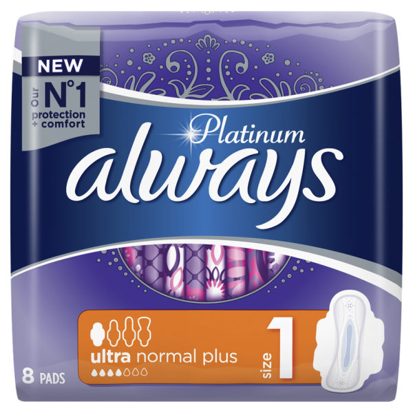 Always Platinum Ultra Normal Plus (Size:1) 8 τεμάχια