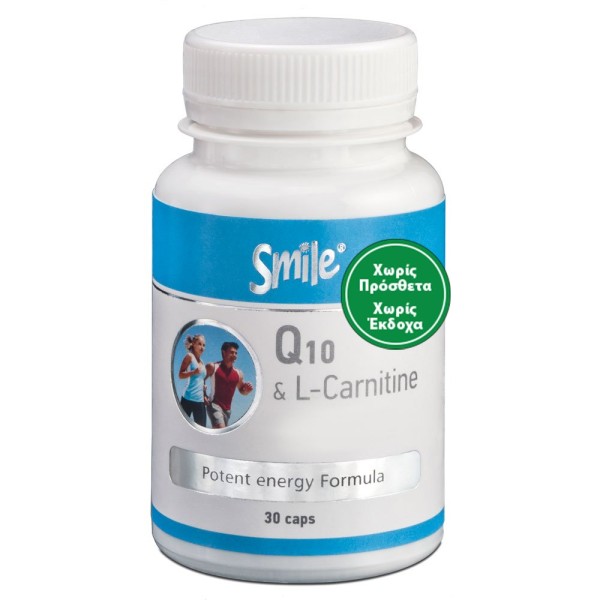 AM Health Smile Coenzyme Q10 & L-Carnitine 30caps