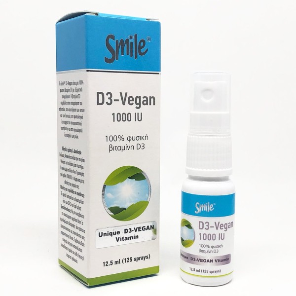 AM Health Smile D3-Vegan 1000IU Spray 12.5ml