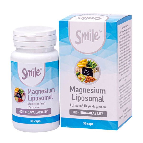 AM Health Smile Magnesium Liposomal 30caps (Κιτρικό Μαγνήσιο σε Λιποσωμιακή Μορφή)