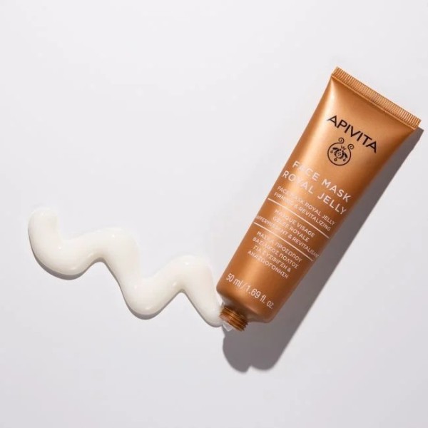 Apivita Face Mask Royal Jelly Firming & Revitalizing 50ml (Μάσκα Προσώπου Βασιλικός Πολτός για Σύσφιξη & Αναζωογόνηση) Apivita Face Mask Royal Jelly Firming & Revitalizing 50ml (Μάσκα Προσώπου Βασιλικός Πολτός για Σύσφιξη & Αναζωογόνηση)