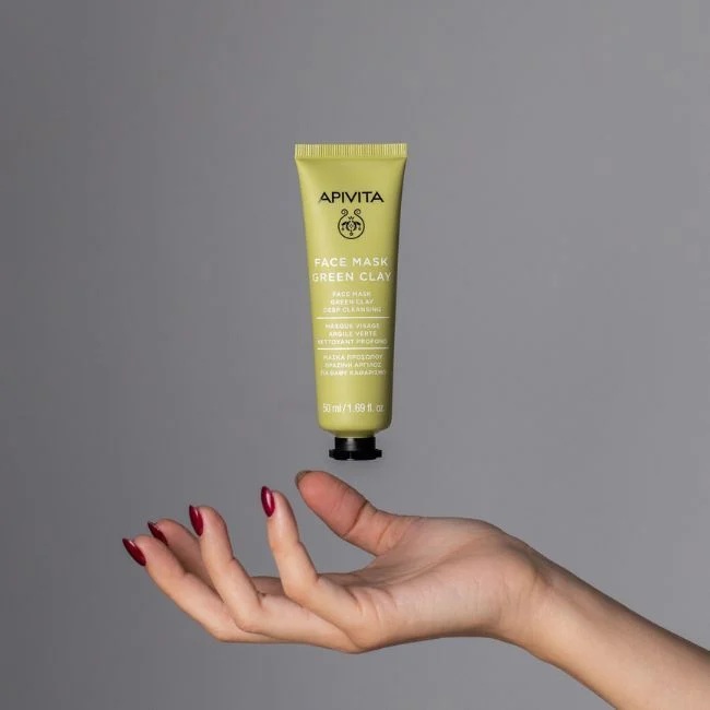 Apivita Face Mask Green Clay Deep Cleansing 50ml (Μάσκα Προσώπου Πράσινη Άργιλος για Βαθύ Καθαρισμό) Apivita Face Mask Green Clay Deep Cleansing 50ml (Μάσκα Προσώπου Πράσινη Άργιλος για Βαθύ Καθαρισμό)
