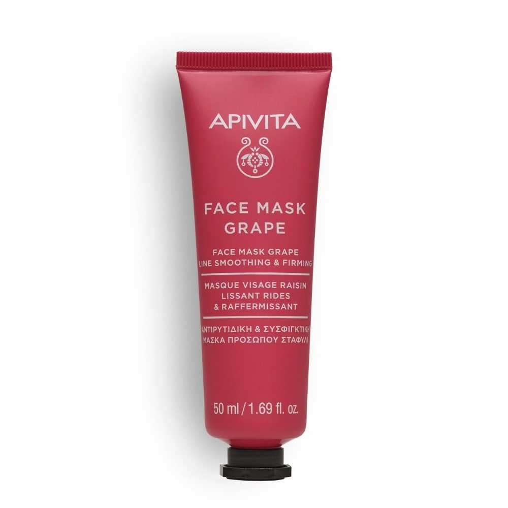 Apivita Face Mask Grape Line Smoothing & Firming 50ml (Αντιρυτιδική και Συσφιγκτική Μάσκα Προσώπου Σταφύλι) Apivita Face Mask Grape Line Smoothing & Firming 50ml (Αντιρυτιδική και Συσφιγκτική Μάσκα Προσώπου Σταφύλι)