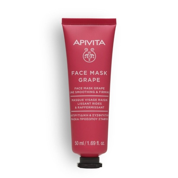 Apivita Face Mask Grape Line Smoothing & Firming 50ml (Αντιρυτιδική και Συσφιγκτική Μάσκα Προσώπου Σταφύλι) Apivita Face Mask Grape Line Smoothing & Firming 50ml (Αντιρυτιδική και Συσφιγκτική Μάσκα Προσώπου Σταφύλι)