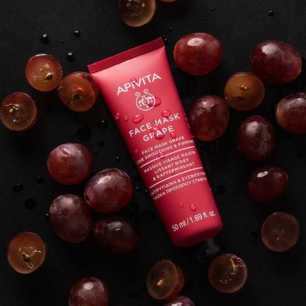 Apivita Face Mask Grape Line Smoothing & Firming 50ml (Αντιρυτιδική και Συσφιγκτική Μάσκα Προσώπου Σταφύλι) Apivita Face Mask Grape Line Smoothing & Firming 50ml (Αντιρυτιδική και Συσφιγκτική Μάσκα Προσώπου Σταφύλι)