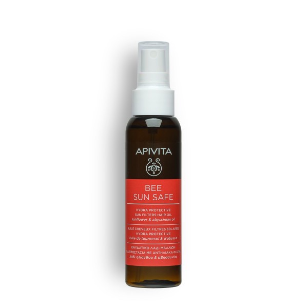 Apivita Bee Sun Safe Hydra Protective Sun Filters Hair Oil 100ml (Eνυδατικό Λάδι Μαλλιών για Προστασία με Αντηλιακά Φίλτρα) Apivita Bee Sun Safe Hydra Protective Sun Filters Hair Oil 100ml (Eνυδατικό Λάδι Μαλλιών για Προστασία με Αντηλιακά Φίλτρα)