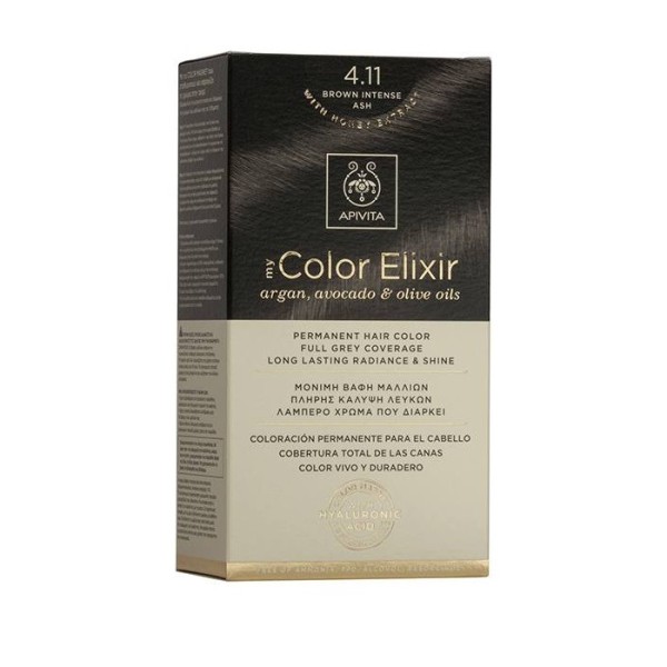 Apivita My Color Elixir No. 4.11 Καστανό Έντονο Σαντρέ (Μόνιμη βαφή μαλλιών) Apivita My Color Elixir No. 4.11 Καστανό Έντονο Σαντρέ (Μόνιμη βαφή μαλλιών)