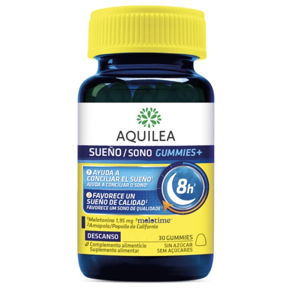 Aquilea Sueno Gummies+ (Συμπλήρωμα Διατροφής με Μελατονίνη 1,95mg 30 ζελεδάκια)