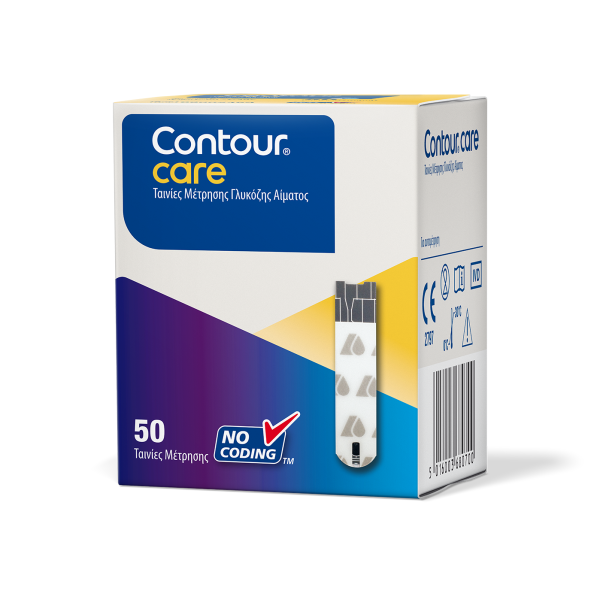 Ascensia Diabetes Care Contour Care 50strips (Ταινίες μέτρησης  Γλυκόζης Αίματος)