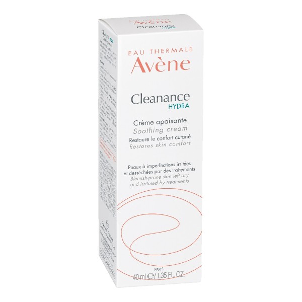 Avene Cleanance Hydra Soothing Cream 40ml (Καταπραϋντική Κρέμα κατά της Ξηρότητας Λόγω Θεραπείας της Ακμής)