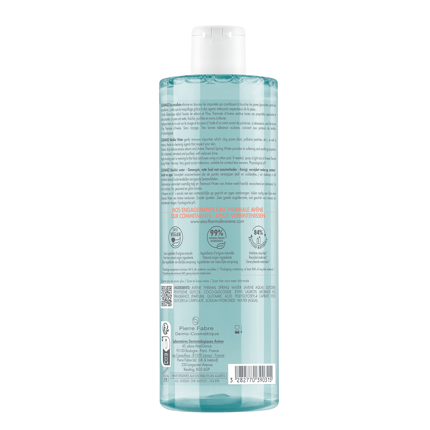 Avene Cleanance Micellar Water for Face & Eyes 400ml (Εξυγιαντικό Νερό Καθαρισμού-Ντεμακιγιάζ Προσώπου & Ματιών για Λιπαρό Δέρμα) Avene Cleanance Micellar Water for Face & Eyes 400ml (Εξυγιαντικό Νερό Καθαρισμού-Ντεμακιγιάζ Προσώπου & Ματιών για Λιπαρό Δέρμα)