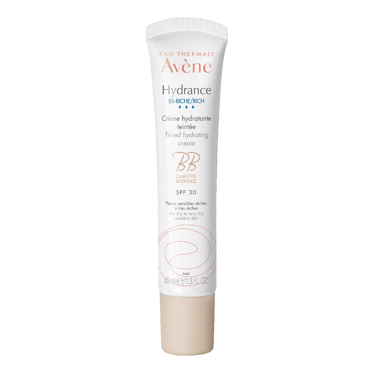 Avene Hydrance BB Riche/Rich Hydrating Cream Spf30 40ml (Ενυδατική Κρέμα με Χρώμα και Spf30) Avene Hydrance BB Riche/Rich Hydrating Cream Spf30 40ml (Ενυδατική Κρέμα με Χρώμα και Spf30)
