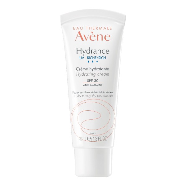 Avene Hydrance UV - Riche Hydrating Cream with Spf30 40ml (Κρέμα Ενυδάτωσης με Spf30)