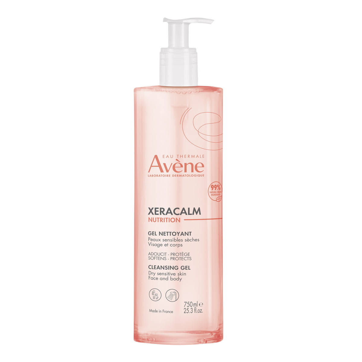 Avene XeraCalm Nutrition Cleansing Gel for Face & Body 750ml (Τζελ Καθαρισμού Προσώπου και Σώματος για Ευαίσθητες και Ξηρές Επιδερμίδες) Avene XeraCalm Nutrition Cleansing Gel for Face & Body 750ml (Τζελ Καθαρισμού Προσώπου και Σώματος για Ευαίσθητες και Ξηρές Επιδερμίδες)