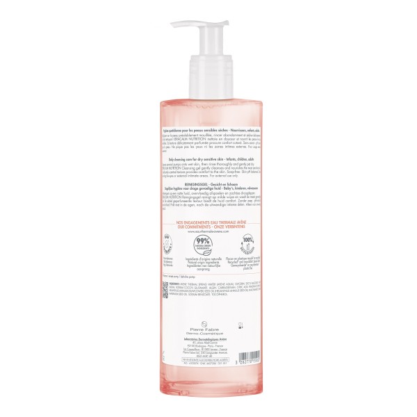 Avene XeraCalm Nutrition Cleansing Gel for Face & Body 750ml (Τζελ Καθαρισμού Προσώπου και Σώματος για Ευαίσθητες και Ξηρές Επιδερμίδες)