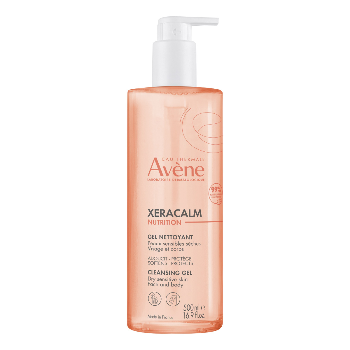 Avene XeraCalm Nutrition Cleansing Gel for Face & Body 500ml (Τζελ Καθαρισμού Προσώπου και Σώματος για Ευαίσθητες και Ξηρές Επιδερμίδες) Avene XeraCalm Nutrition Cleansing Gel for Face & Body 500ml (Τζελ Καθαρισμού Προσώπου και Σώματος για Ευαίσθητες και Ξηρές Επιδερμίδες)