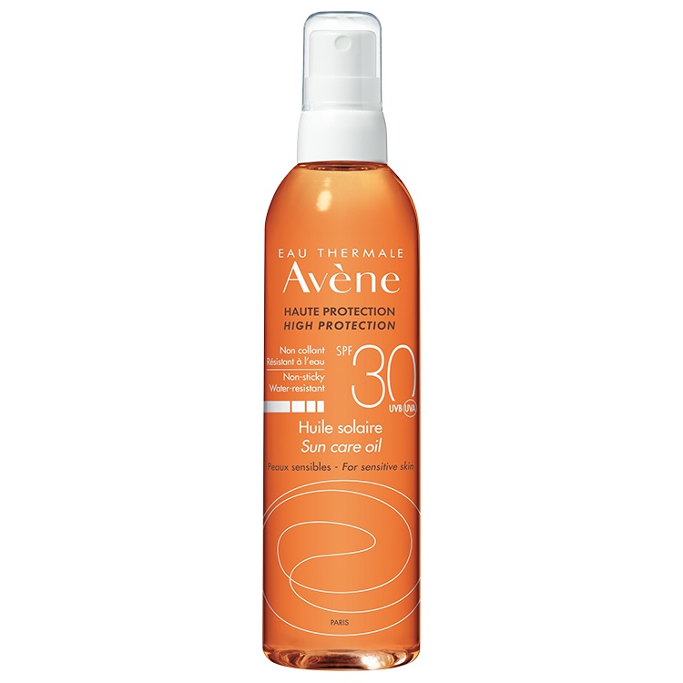 Avene Suncare Huile Solaire Spray Spf30 200ml (Αδιάβροχο Αντηλιακό Λάδι σε Spray για το Σώμα)