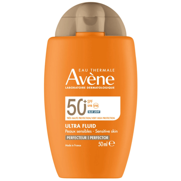 Avene Suncare Ultra Fluid Perfecteur SPF50+ 50ml (Αντηλιακή Κρέμα Προσώπου με Χρώμα)