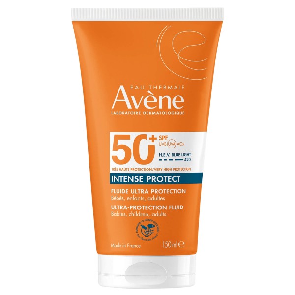 Avene Suncare Intense Protect Spf50+ Face & Body Ultra Water-Resitan Fluid for Sensitive Skin - for Babies, Children, Adults 150ml (Αντηλιακό για Όλη την Οικογένεια για Πρόσωπο & Σώμα, Χωρίς Άρωμα) Avene Suncare Intense Protect Spf50+ Face & Body Ultra Water-Resitan Fluid for Sensitive Skin - for Babies, Children, Adults 150ml (Αντηλιακό για Όλη την Οικογένεια για Πρόσωπο & Σώμα, Χωρίς Άρωμα)