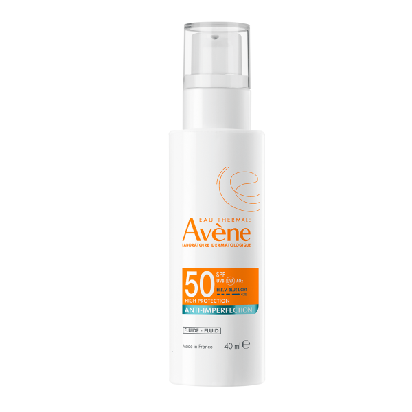 Avene Suncare Anti-Imperfection Fluide TriAsorb + [Zn] SPF50 40ml (Αντηλιακό Προσώπου για την Πρόληψη των Σημαδιών μετά την Ακμή)