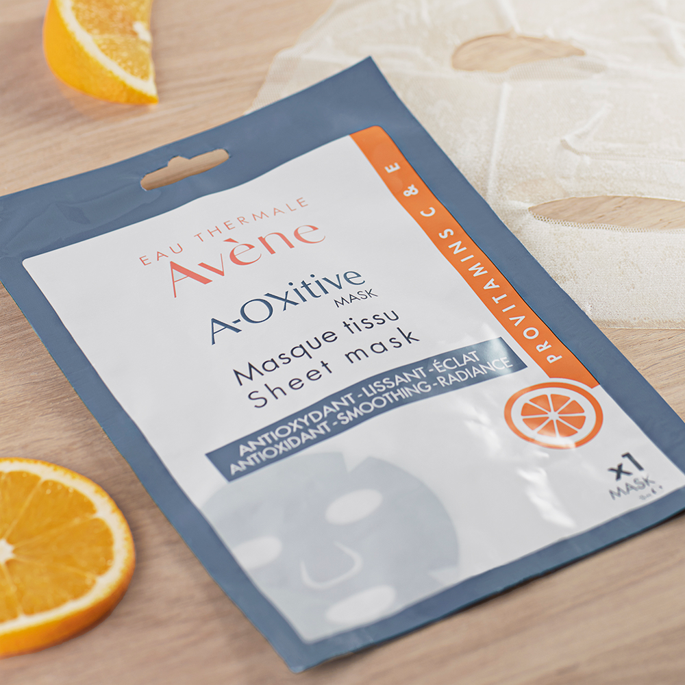 Avene A-Oxitive Mask 18ml (Υφασμάτινη Μάσκα Με Αντιοξειδωτική Δράση Για Λείανση & Λάμψη)