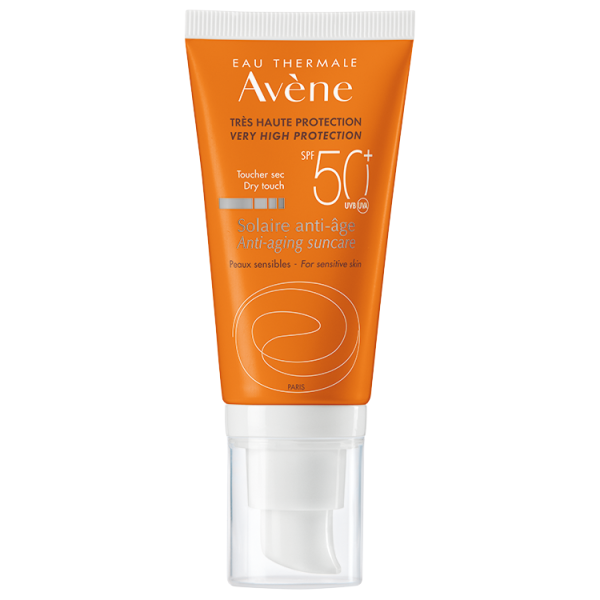 Avene Suncare Anti-Age Cream SPF50+ 50ml (Αντηλιακή κρέμα προσώπου με αντιγηραντική δράση)