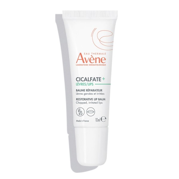 Avene Cicalfate Baume Levres 10ml (Επανορθωτικό Baume για Σκασμένα, Ερεθισμένα Χείλη)