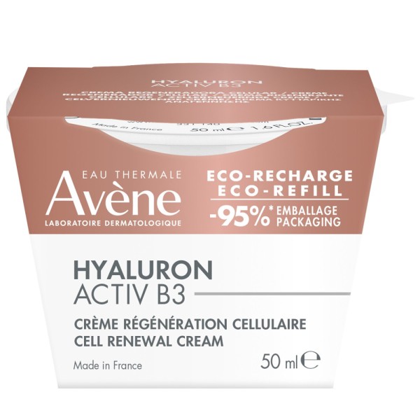 Avene Hyaluron Activ B3 Cell Renewal Cream Refill 50ml (Αντιγηραντική Κρέμα Προσώπου με Υαλουρονικό Οξύ Κυτταρικής Αναγέννησης)